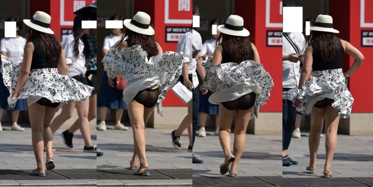 Юбка ветер трусы