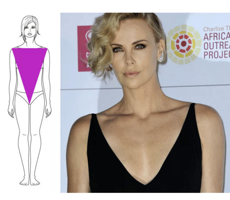 Синди Кроуфорд перевернутый треугольник