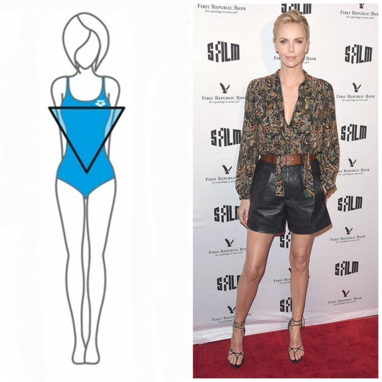 Фигура перевернутый треугольник Рене Зеллвегер