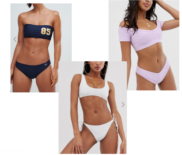 Купальник для треугольной фигуры