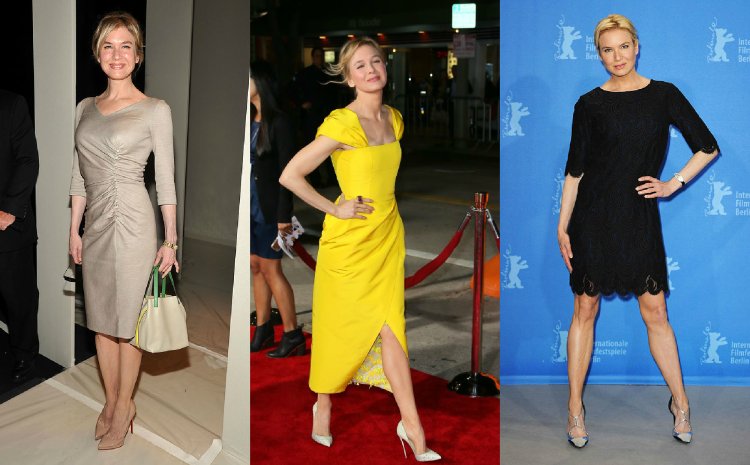 Фигура перевернутый треугольник Рене Зеллвегер