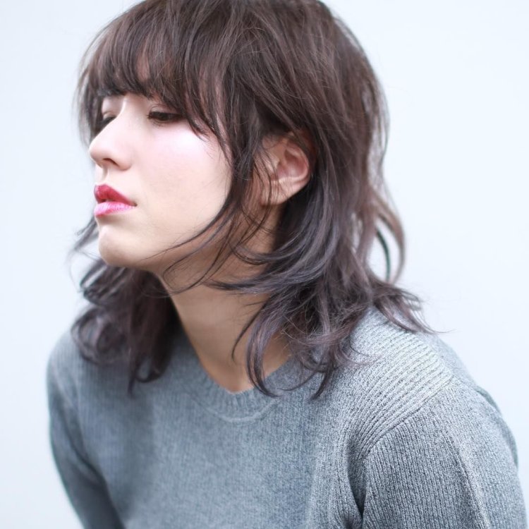 Вольф маллет стрижка корейская