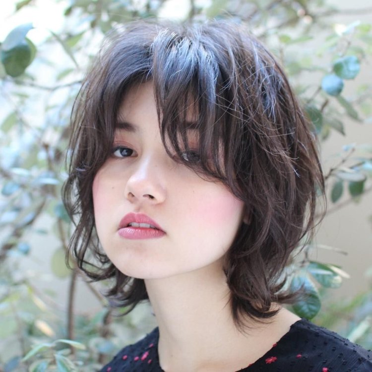 Wolfcut стрижка женская корейская