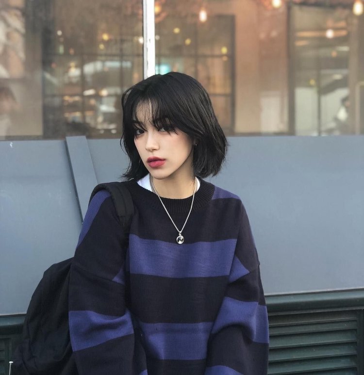 Маллет стрижка короткая корейская