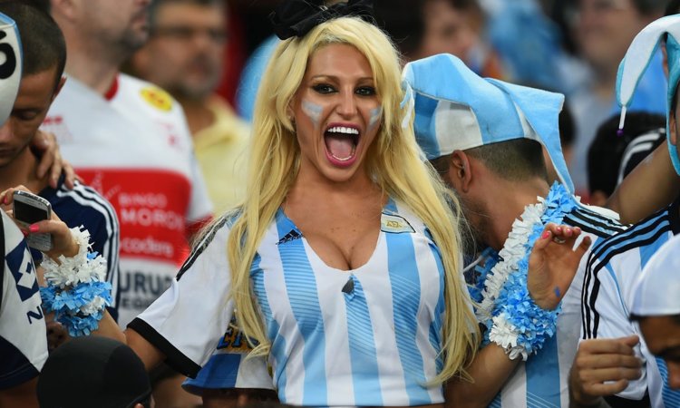 Фанатки аргентины