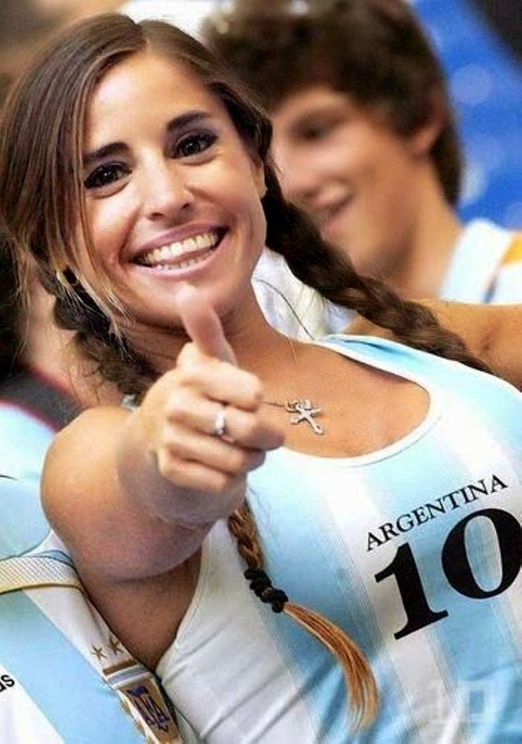 Фанатки сборной Аргентины