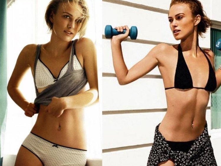 Кира Найтли фигура