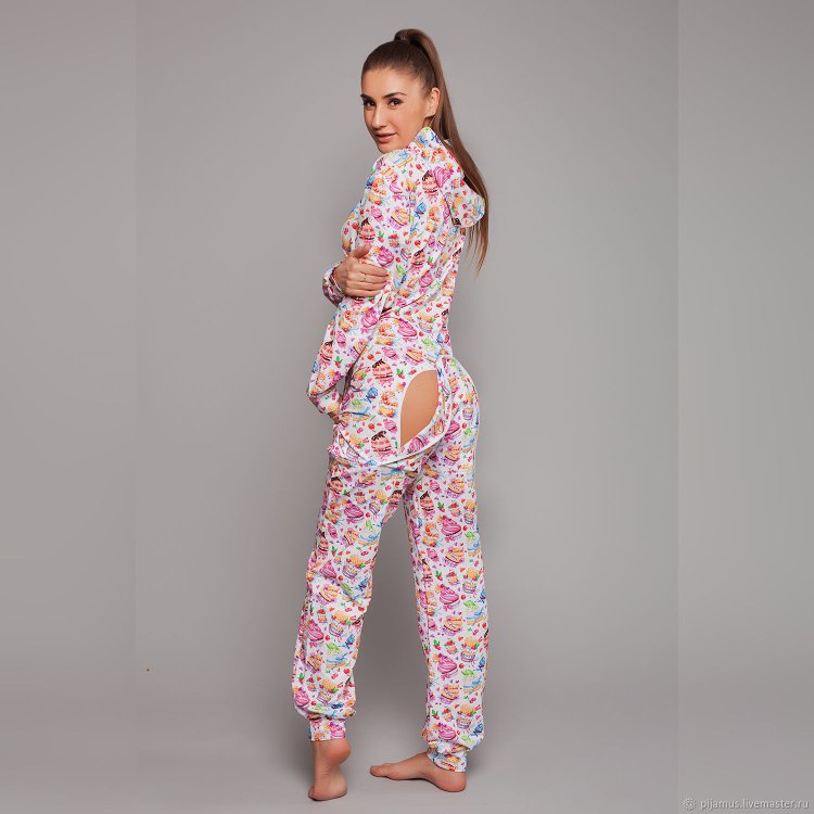 Пижама комбинезон женская