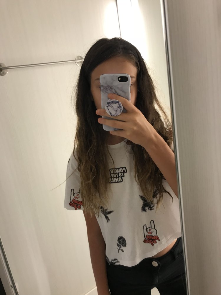 Девочка 12 лет селфи