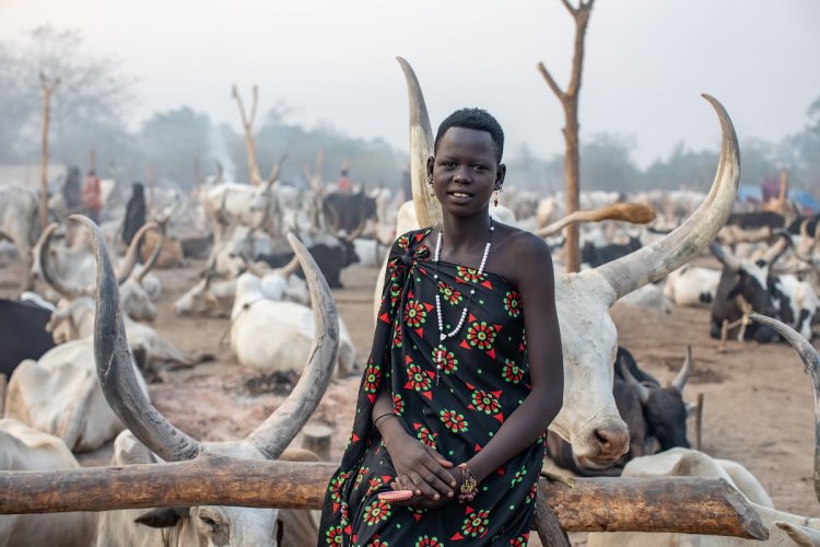 Южный судан племя динка