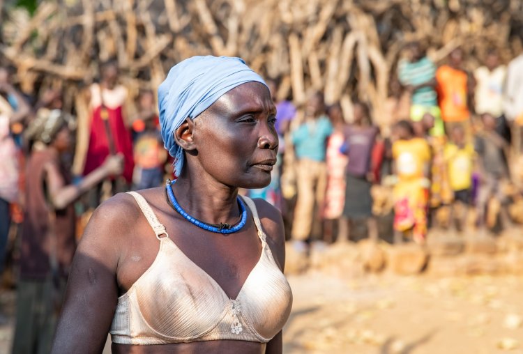 Племя динка из южного судана