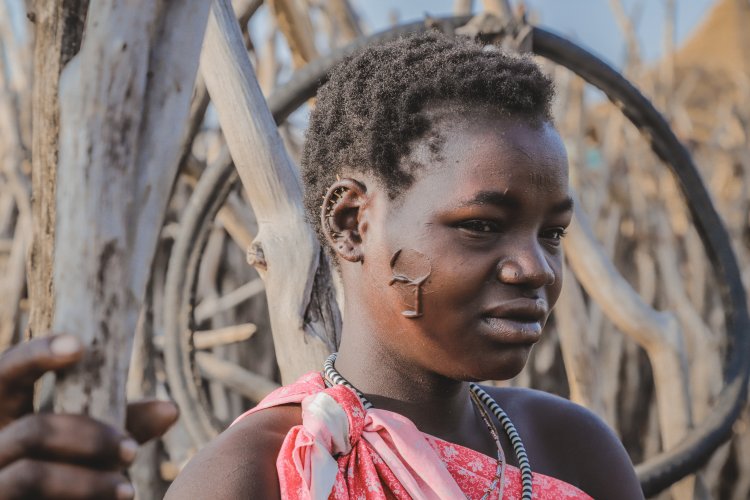 Племя мундари в южном судане