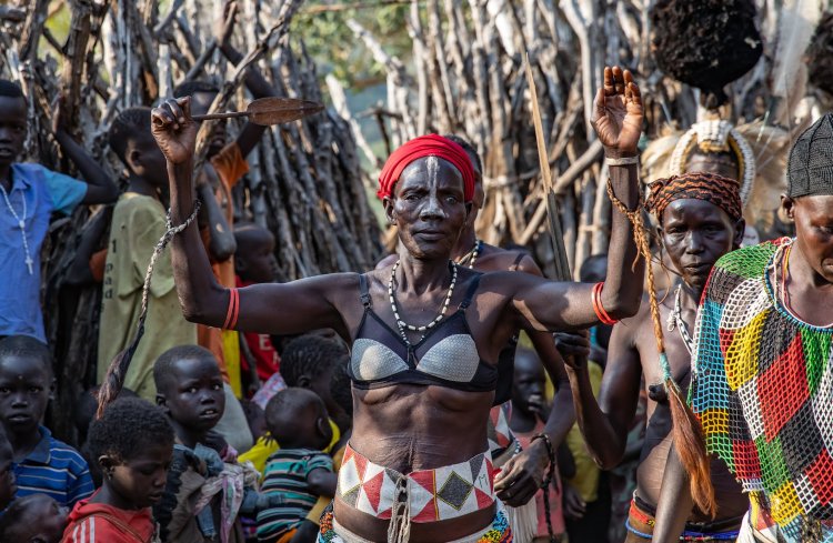 Южный судан племя динка