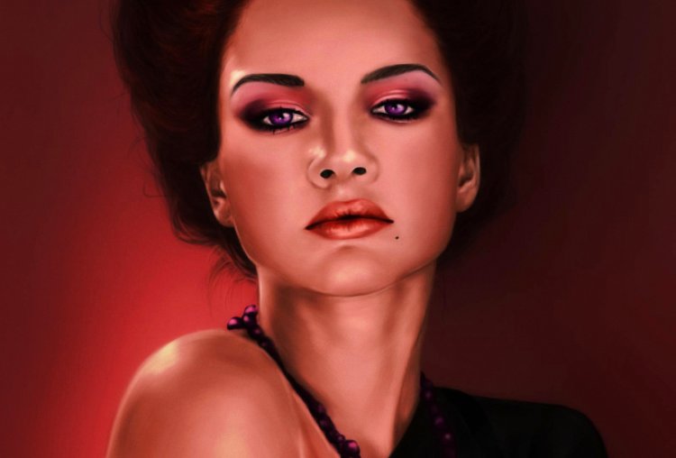 Девушка портрет макияж