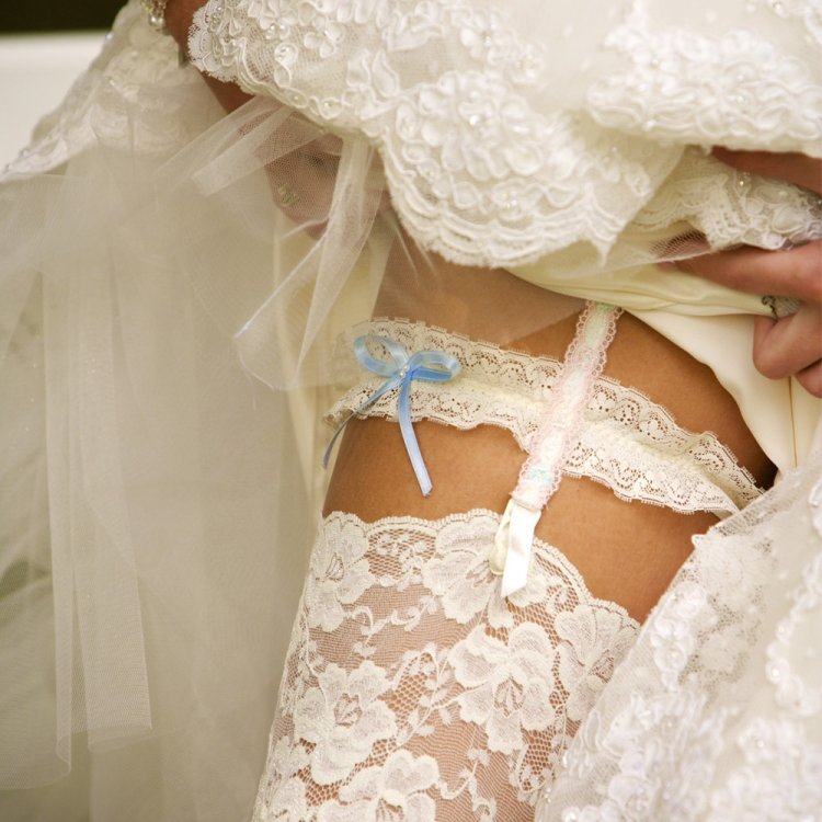 Чулки под свадебное платье