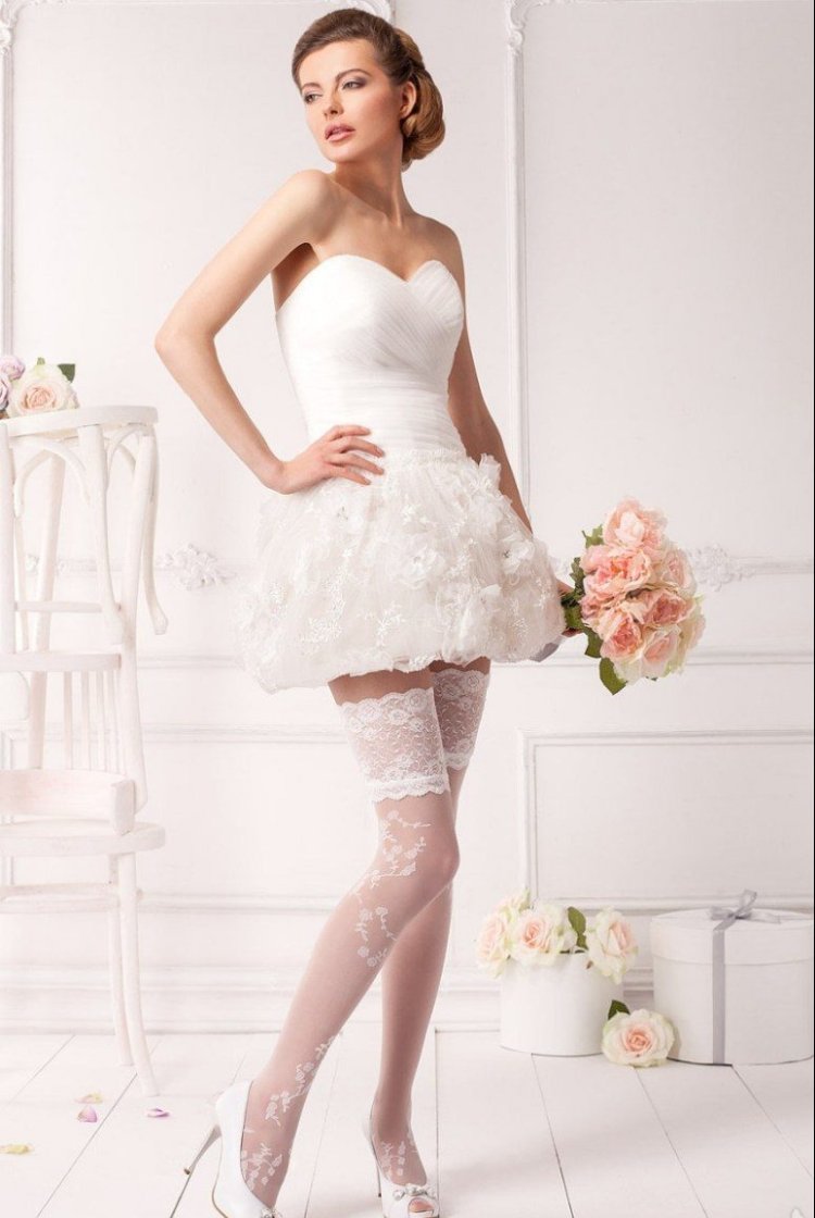 Платье свадебное короткое Арабелла