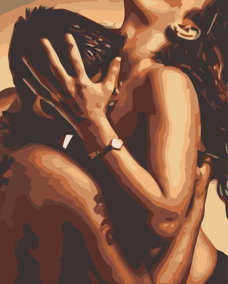 Страстный поцелуй