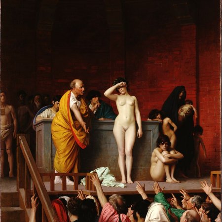 Жан Леон Жером рынок рабов в Риме