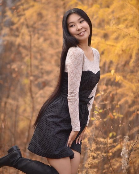 Якутянка Саина Слепцова