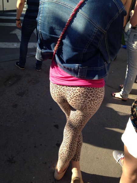 Попки в леопардовых штанах