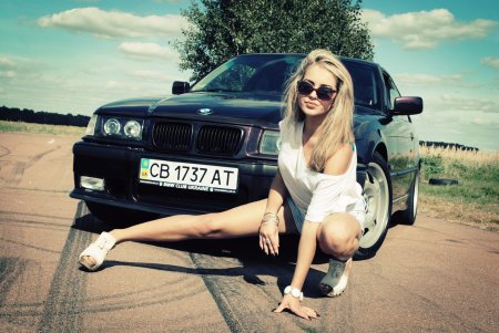 BMW e34 и женщины
