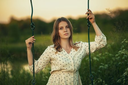 Карелия девушка природа