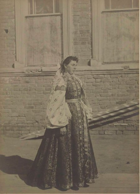 Костюм Донской казачки 19 век Кубелек