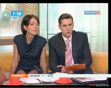 Ведущая утро России Анастасия Чернобровина