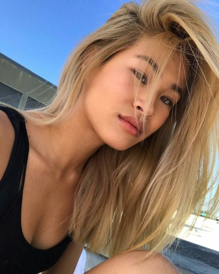 Азиатки со светлыми волосами