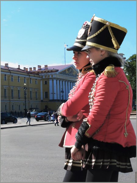 Гусарки СПБ Дворцовая площадь