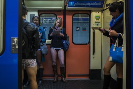 No Pants Subway Ride London 2014