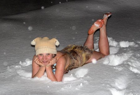 Зимний барефутинг