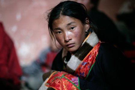 Девушки Тибета красивые