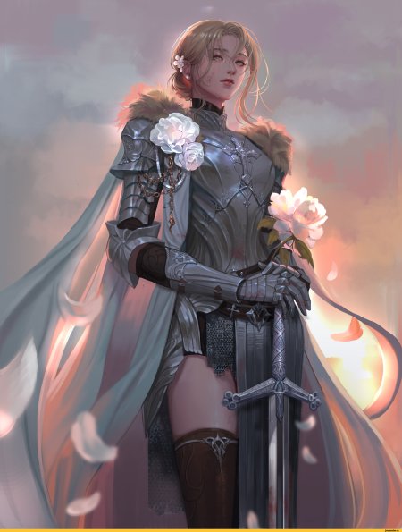 Девушка воин фэнтези