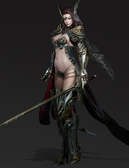 Эльфийка бронелифчик