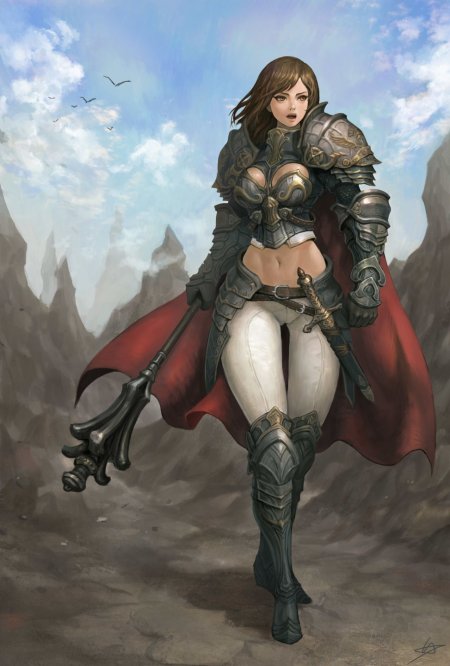 Девушка рыцарь