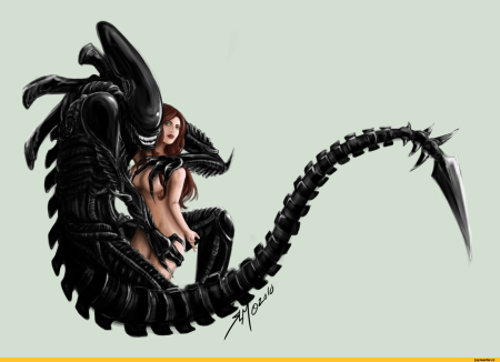 Ксеноморф самка Королева r 34