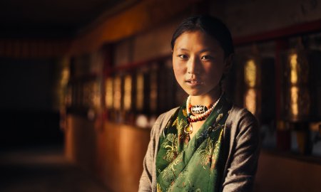 Тибет девушки