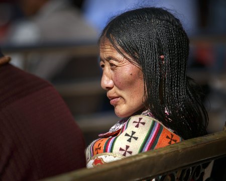 Прически тибетских женщин