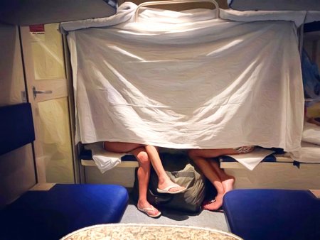 Девушки в плацкарте