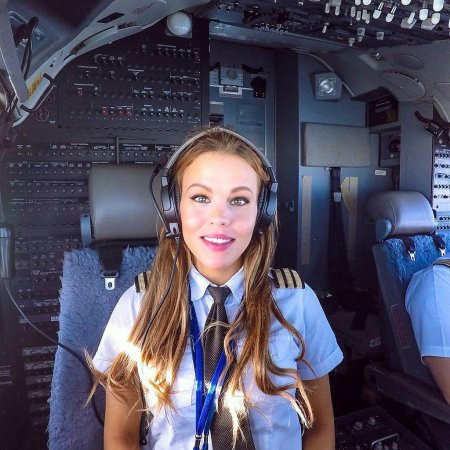 Малин Рюдквист пилот Boeing 737