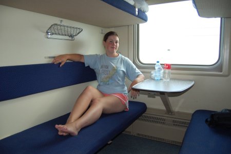 Женщина в поезде