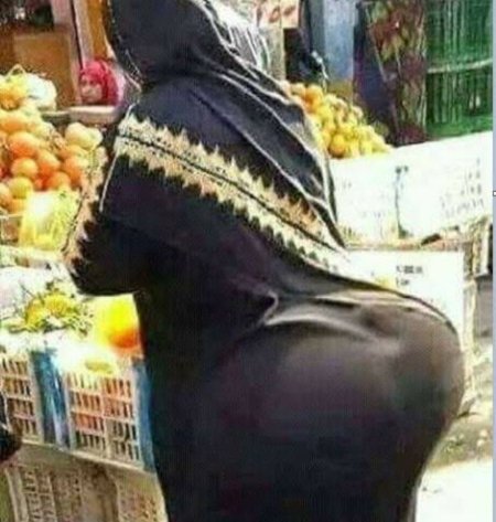 Толстая девушка в парандже