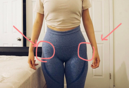 Квадратная попа