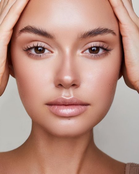 Лицо брови