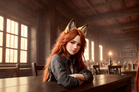 Девочка Лисичка