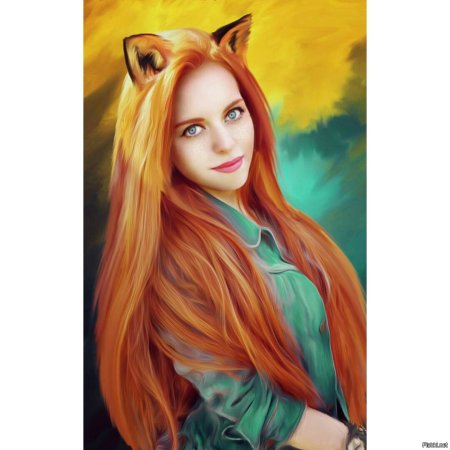 Кицунэ лиса рыжая