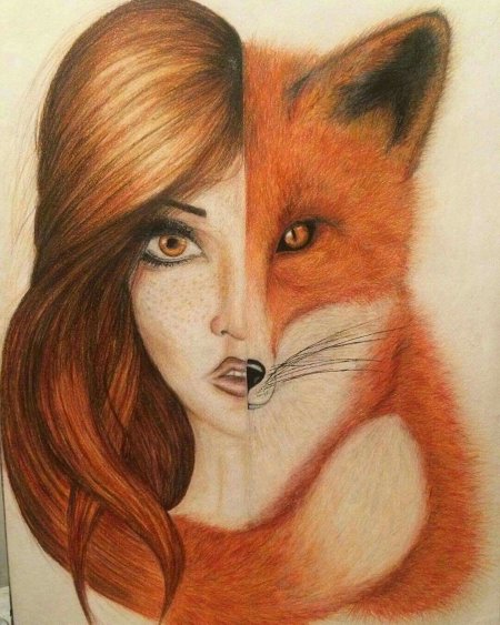 Девушка и лиса