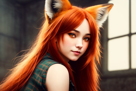 Прическа Лисичка для девочки