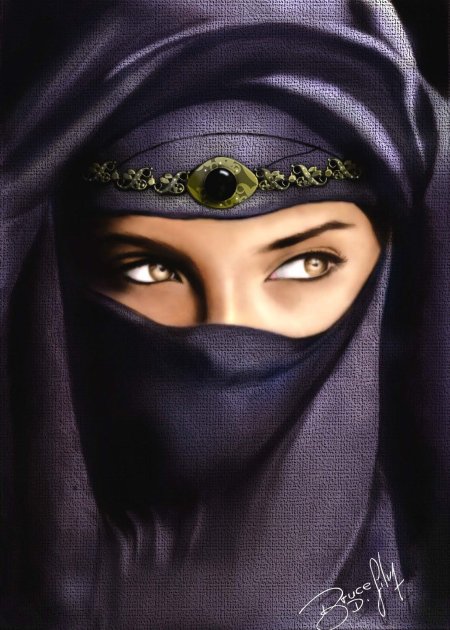 Лица восточных красавиц